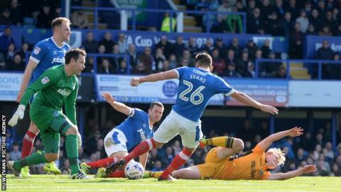 Portsmouth against Newport