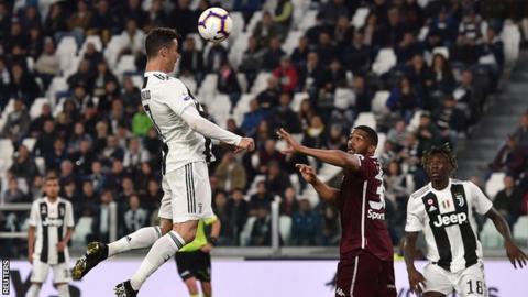 Juventus 1 1 Torino Cristiano Ronaldo Saves Champions From