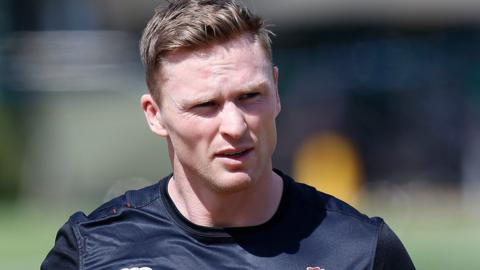 Chris Ashton at an England training camp