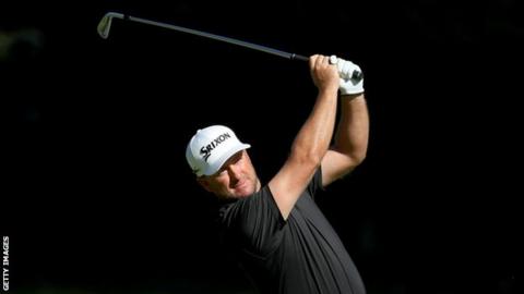 Golfer Graeme McDowell at the Genesis Open