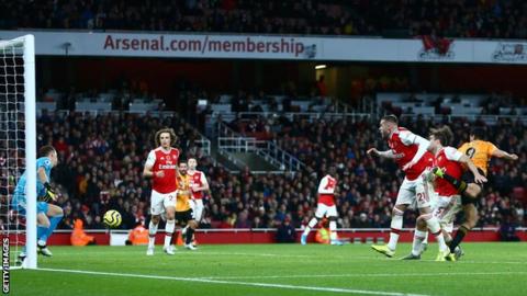 Arsenal 1 1 Wolverhampton Wanderers Hosts Surrender Another Lead