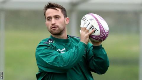 Connacht's scrum-half Caolin Blade