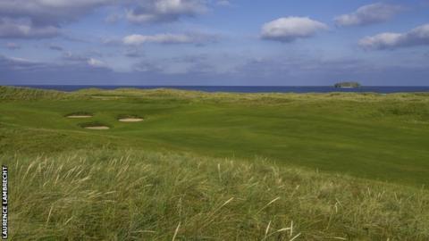 The 15th hole on the Glashedy course