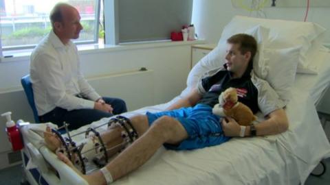 Jamie Hamilton talks to BBC Sport Northern Ireland's Stephen Watson on Friday