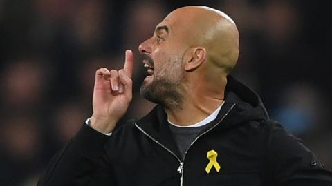 Manchester City boss Pep Guardiola