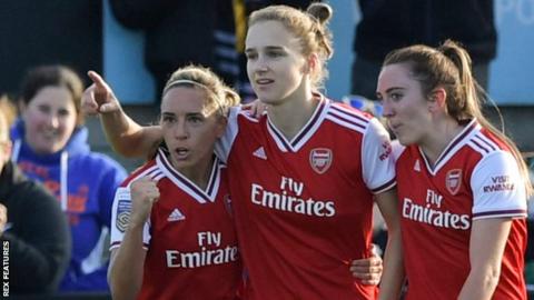 Vivianne Miedema scored the only goal as Arsenal beat Man City