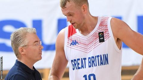 GB coach Joe Prunty talks to Dan Clark