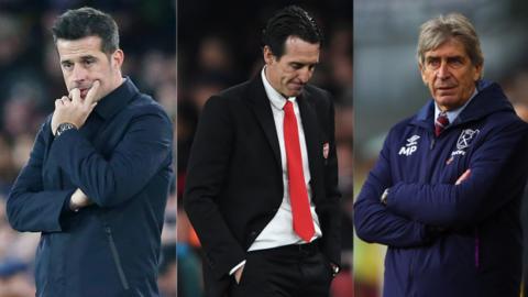 Marco Silva, Unai Emery, Manuel Pellegrini