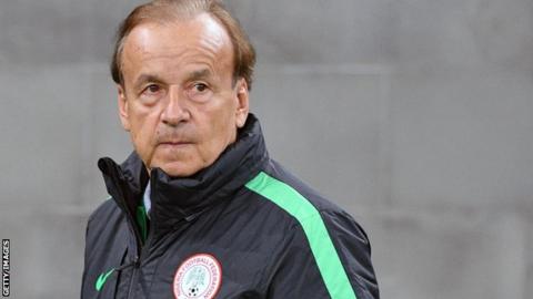 Nigeria's German coach Gernot Rohr