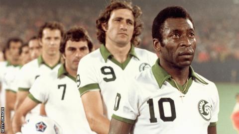 Pele with New York Cosmos