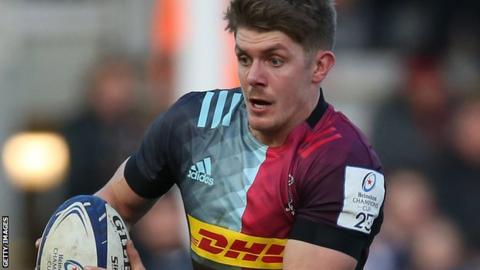 Luke Northmore in action for Harlequins