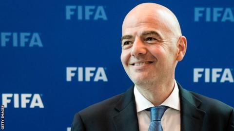 Gianni Infantino president of Fifa