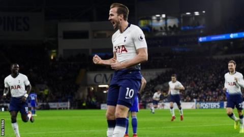 Cardiff 0 3 Tottenham Harry Kane Christian Eriksen And Son - 