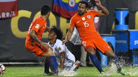 Copa America 2016 Chile Through To Final After Two Hour Storm