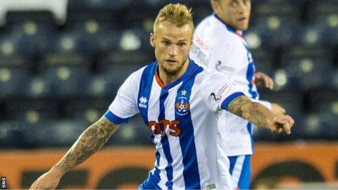 Kilmarnock forward Kalum Higginbotham