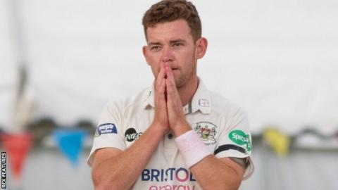 Gloucestershire all-rounder Ryan Higgins took his tally of wickets to 46 for the season