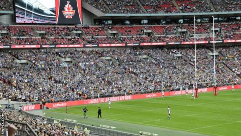 Wembley during the 2015 Challenge Cup final