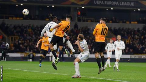 Wolves 1 0 Slovan Bratislava Wolves On Brink Of Qualification