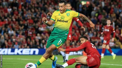 Onel Hernandez of Norwich
