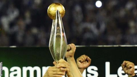 African Champions League trophy