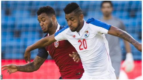 Joshua King and Panama"s Anibal Godly