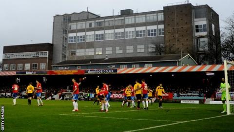 Aldershot Town's EBB Stadium
