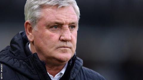Aston Villa manager Steve Bruce