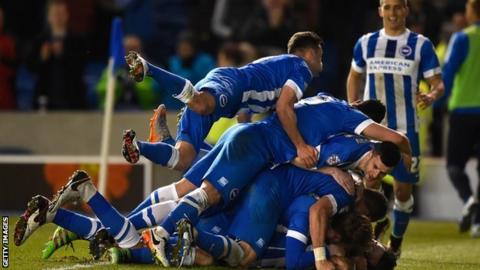 Brighton celebrate