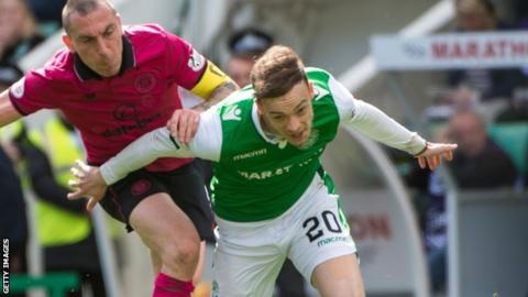 Brandon Barker encountered Celtic skipper Scott Brown when he spent last season north of the border on loan with Hibernian