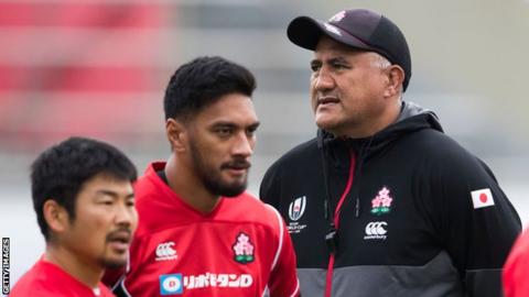 Japan V South Africa Jamie Joseph Promises Rugby World Cup