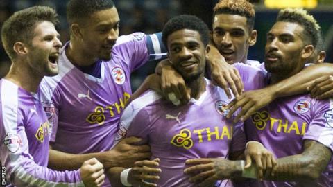 Garath McCleary celebrates goal against Portsmouth