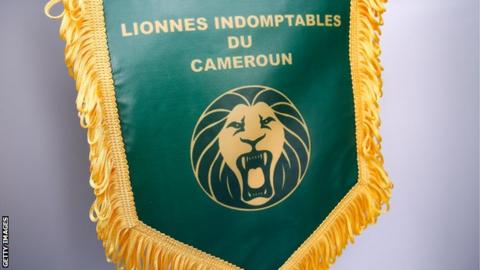 A team pennant for the Cameroon Women's football team