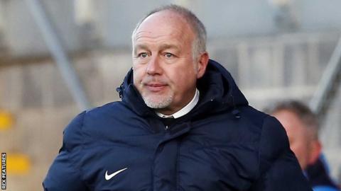 Torquay United manager Gary Owers