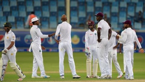 Pakistan against West Indies