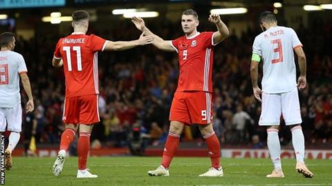 Sam Vokes Principality Stadium Where Wales Want To Be Bbc Sport
