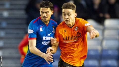 Trafford (left) has made 16 appearances for Scottish Championship club Inverness this season