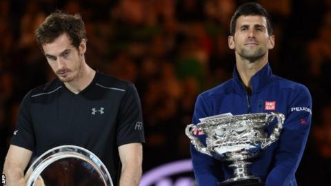 Andy Murray and Novak Djokovic