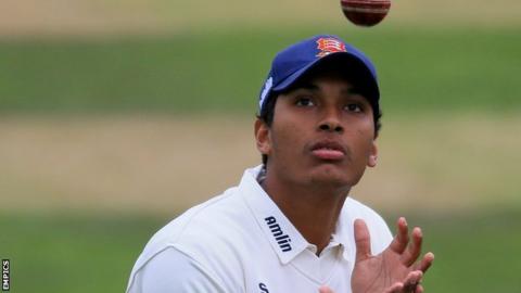 Essex batsman Kishen Velani