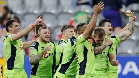 Wigan players