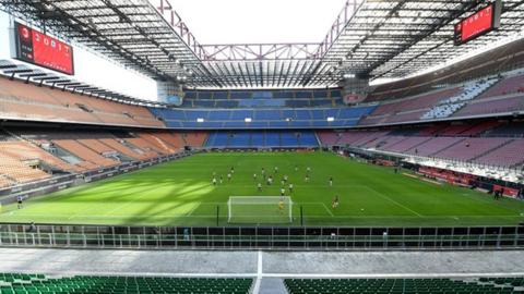 Milan's San Siro. Photo credit: Serie A