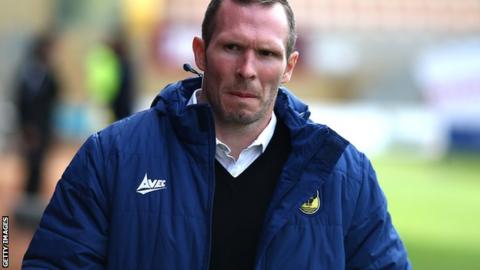 Oxford United manager Michael Appleton