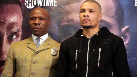 Eubank Snr (left) says he is "petrified" given his son has so much on the line against DeGale
