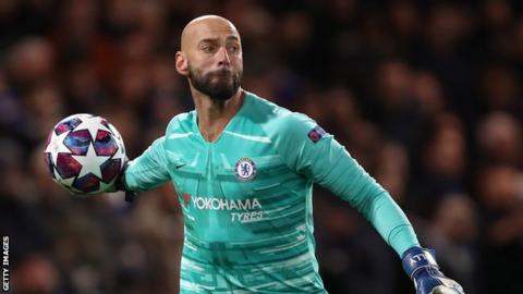 Chelsea goalkeeper Willy Caballero