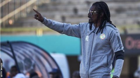 Senegal coach Aliou Cisse