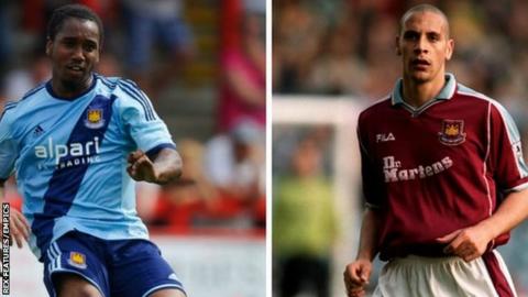 Leo Chambers and Rio Ferdinand