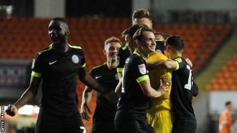 Macclesfield Town celebrate