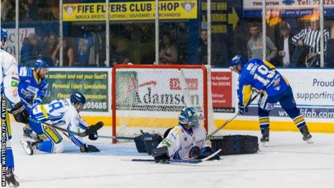 Ryan Dingle scored twice on Saturday and three overall in a mixed weekend for Fife Flyers