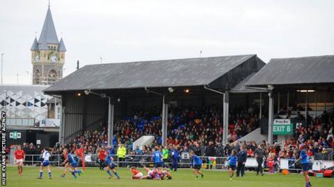 The Gnoll, home of Neath RFC