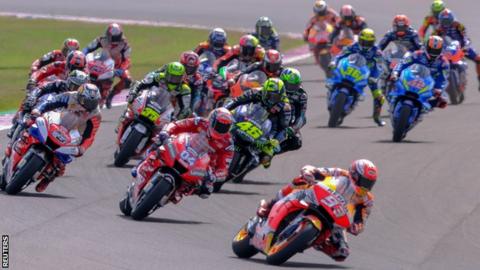 Marc Marquez leads the way at the Argentine MotoGP