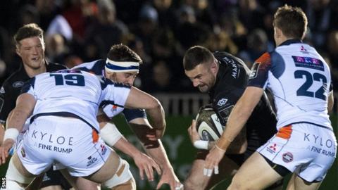 Edinburgh against Glasgow Warriors